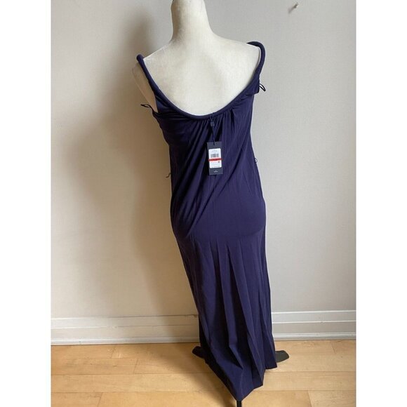 Tommy Hilfiger BNWT womens blue long maxi dress NEW sz xsmall - Picture 5 of 7